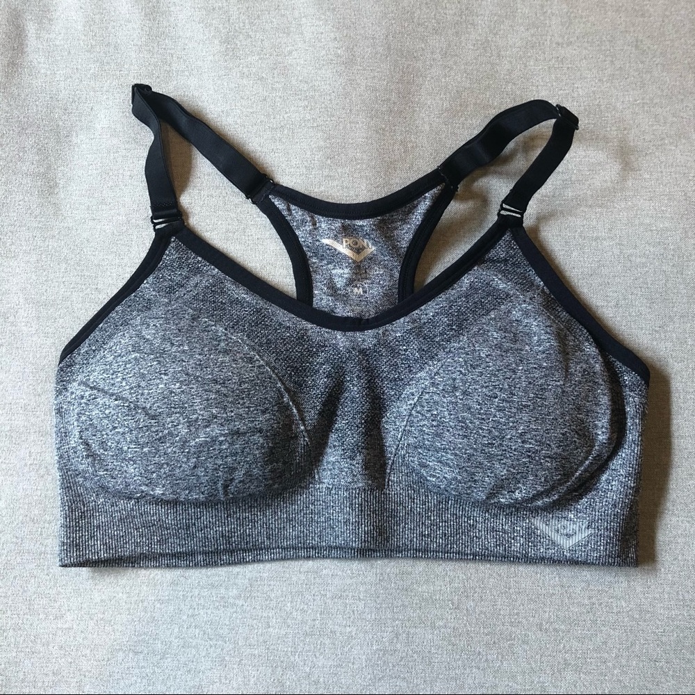 Heathered Grey Sports Bra